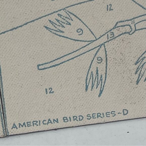 Vintage Hasbro Framed Paint by Number American Bird Series set of 4 - Picture 7 of 13